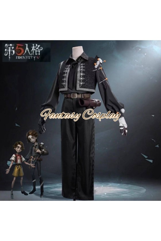 Identity V Puppeteer Matthias Black Outfit Cosplay Costume